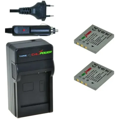 ChiliPower NP-40 Fuji Kit - Camera Batterij Set