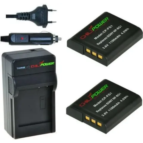 ChiliPower NP-BG1 / NP-FG1 Sony Kit - Camera Batterij Set