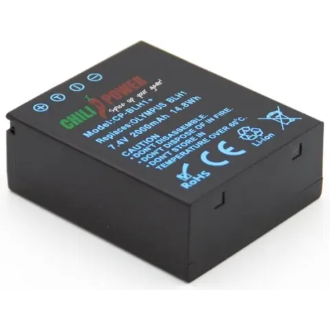ChiliPower Olympus BLH-1 accu - 2000mAh