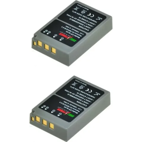 ChiliPower Olympus BLS-5 / PS-BLS5 camera batterij - 2 stuks verpakking