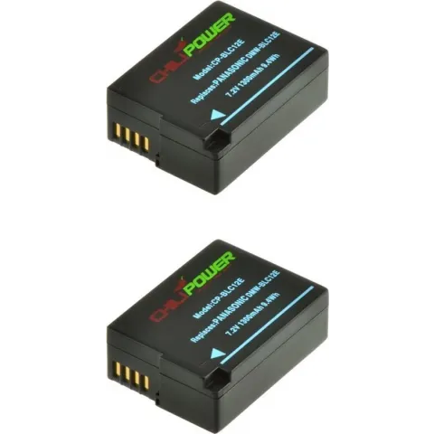 ChiliPower Panasonic DMW-BLC12E camera batterij - 2 stuks verpakking