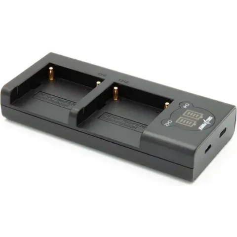 ChiliPower Sony NP-F330 / NP-F530 / NP-F550 dubbellader voor 2 camera accu's (tegelijk)