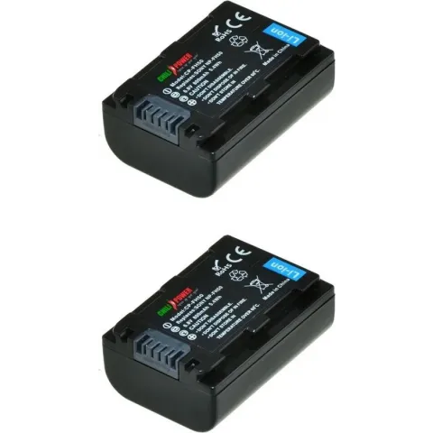 ChiliPower Sony NP-FH50, NP-FH40, NP-FH30 accu - 2 stuks verpakking