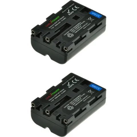 ChiliPower Sony NP-FM500H camera batterij - 2 stuks verpakking