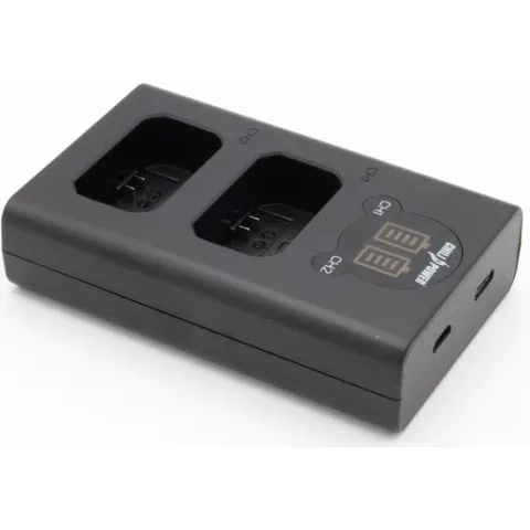 ChiliPower Sony NP-FW50 dubbellader voor 2 camera accu's (tegelijk)