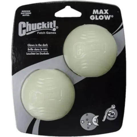 Chuckit Max Glow Ball Medium 2 - pack 6 cm