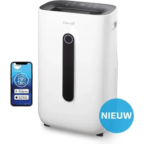 Clean Air Optima® CA-705 Smart - 2in1 Luchtontvochtiger en Luchtreiniger - 16liter/dag - 5 voudige filtertechnologie - Ultrastille werking