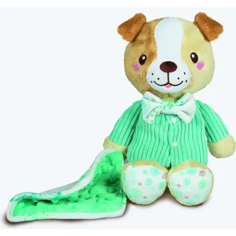 Clementoni Knuffelhond Puppy Pete Junior 31 Cm Polyester Bruin