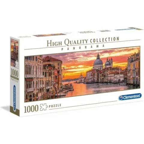Clementoni - Panorama High Quality Collectie puzzel - Venetië - 1000 stukjes, puzzel volwassenen