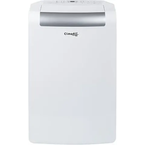 Climadiff CLIMA12KR1 - Mobiele airconditioner - 230m2 - Wifi/Google Home - 12.000 BTU - Wit
