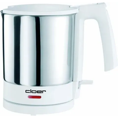 Cloer 4701 1.5l 1800W Roestvrijstaal, Wit waterkoker
