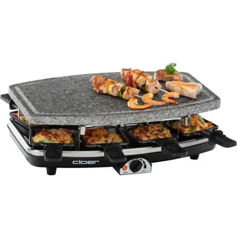 Cloer 6430 - Raclette/Steengrill - 8 Personen