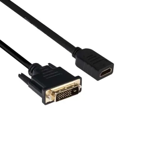 club3D CAC-1211 DVI Adapter [1x DVI-D-stekker - 1x HDMI-bus] Zwart 2.00 m