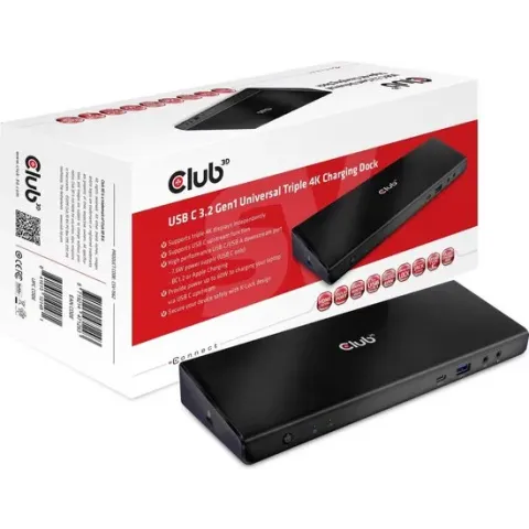 club3D CSV-1562 USB-C laptopdockingstation Geschikt voor merk: Universeel Incl. laadfunctie