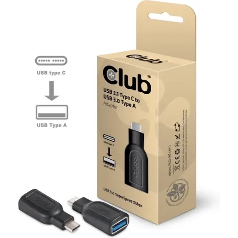 CLUB3D USB 3.1 Type C to USB 3.0 Adapter
