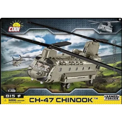 Cobi 5807 CH 47 Chinook - Constructiespeelgoed - Modelbouw - Vliegtuig oorlog