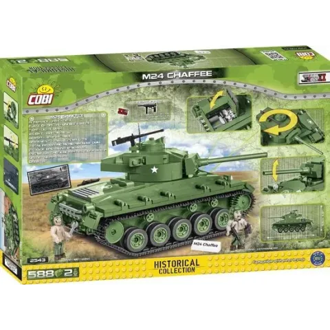 COBI M24 Chaffee 2543 - Constructiespeelgoed - Bouwpakket - Tank - Oorlog