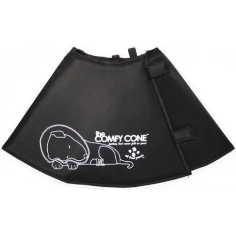 Comfy cone hondenkap zwart l 38-46cm / 25 cm hoog