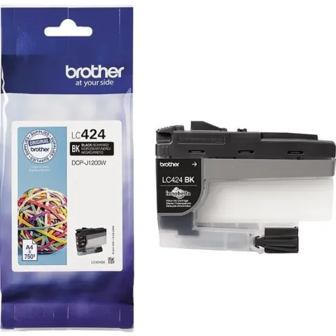 Compatibele inktcartridge Brother ‎LC424BK Zwart