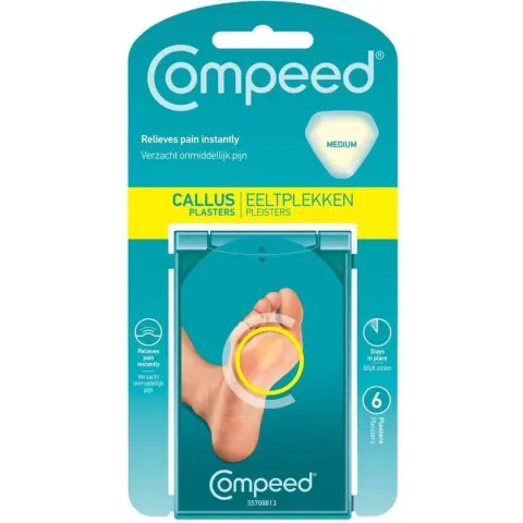 Compeed Eeltplekken Medium - 6 stuks - Eeltpleister