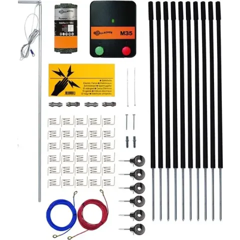Complete Schrikdraad Set voor honden en katten - 33 m/50 cm