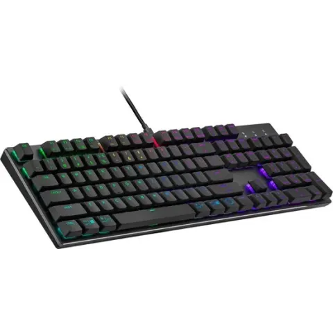Cooler Master QuickFire SK-652-GKTR1-US toetsenbord USB QWERTY Amerikaans Engels Zwart, Grijs