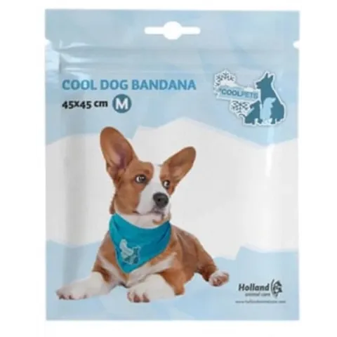 Coolpets Koelbandana Petrol - Hondenverkoeling - Medium