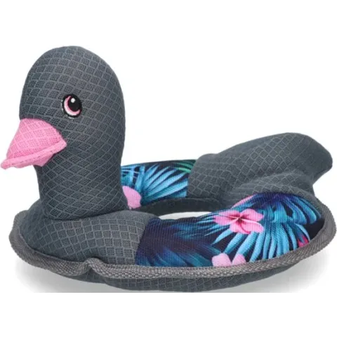 CoolPets Ring o’Ducky – Verkoelend hondenspeeltje – Hondenspeelgoed met pieper – Drijft op water – Geschikt voor elke hond