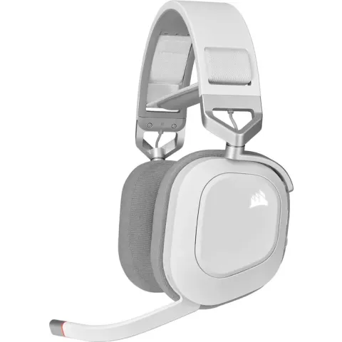 Corsair HS80 RGB Draadloze Gaming Headset - PS4, PS5 & PC - Wit