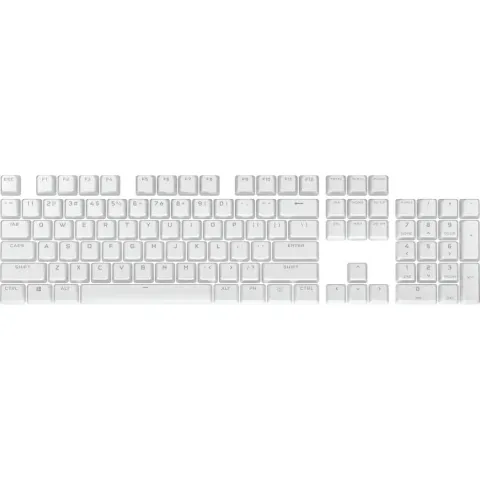 Corsair PBT Double-shot Pro Keycaps - Arctic White