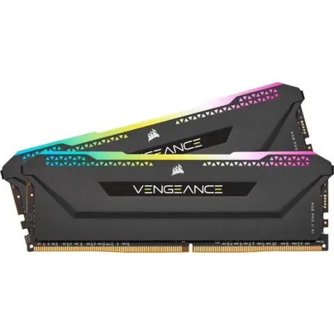Corsair Vengeance RGB Pro SL - Geheugen DDR4 - 32 GB: 2 x 16 GB - 288-PIN - 3200 MHz - CL16 - 1.35V - RGB - zwart