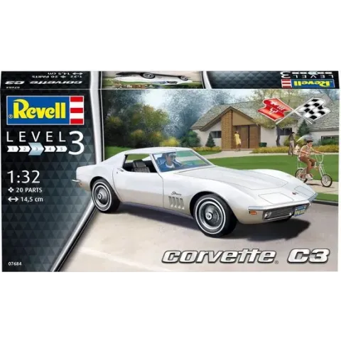 Corvette C3 Revell - schaal 1 -32 - Bouwpakket Revell Voertuigen