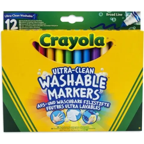 Crayola 12 Viltstiften met kegelpunt