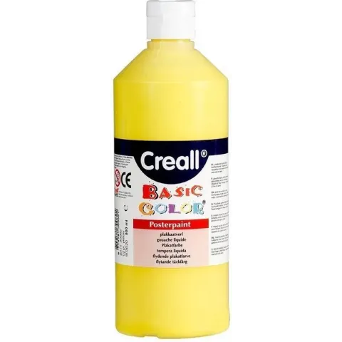 Creall plakkaatverf Basic Color 500ml - Geel