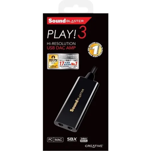 Creative Labs Sound Blaster PLAY! 3 2.0 kanalen USB