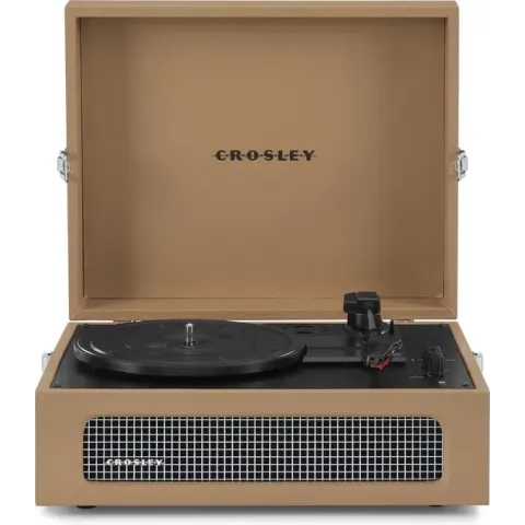 Crosley Voyager CR8017B-TA - Tan Lichtbruin - Bluetooth in/uit Platenspeler
