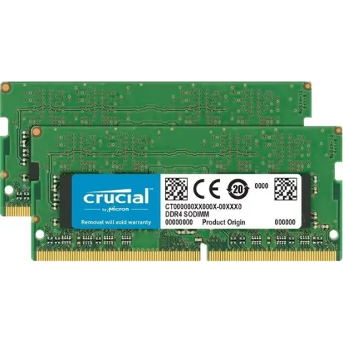 Crucial 2x16GB DDR4 geheugenmodule 32 GB 2400 MHz