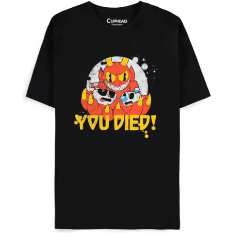 Cuphead - You Died! Men's Short Sleeved T-shirt