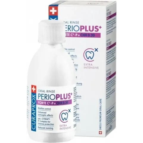 Curaprox Mondspoeling Perio Plus+ Forte CHX 0.20% 200 ml