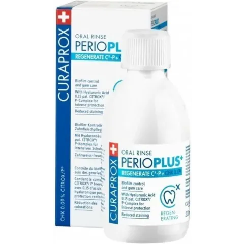 Curaprox Mondspoeling Perio Plus+ Regenerate CHX 0.09% 200 ml