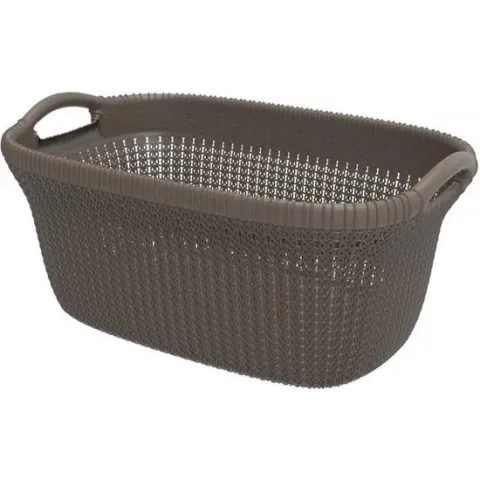 Curver Knit Wasmand - 40L - Harvest Brown