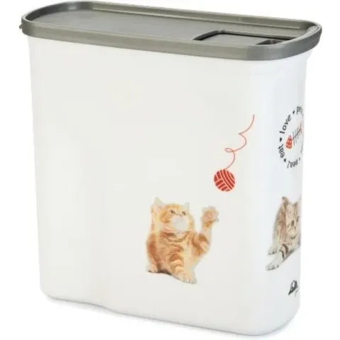 Curver - Voedselcontainer Kat - Wit - 2L - 1Kg