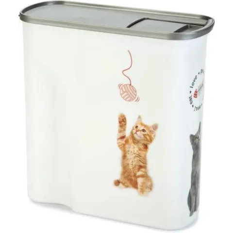 Curver - Voedselcontainer Kat - Wit - 6L - 2,5Kg