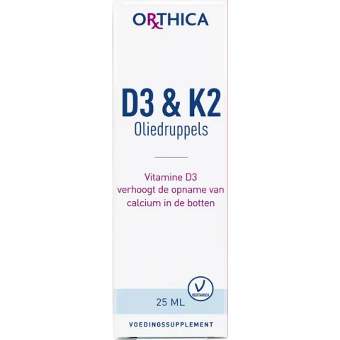 D3 & K2 Oliedruppels - 25 ml