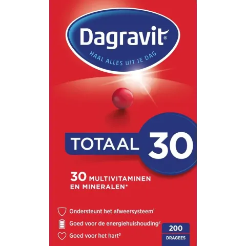 Dagravit Totaal 30 - Multivitamine - 200 tabletten