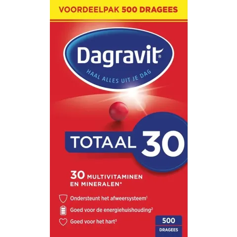 Dagravit Totaal 30 - Multivitamine - 500 tabletten