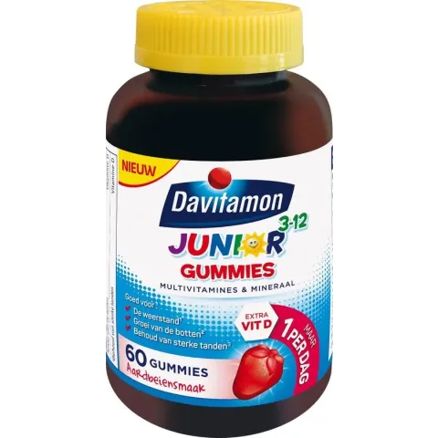 Davitamon Junior 3+ gummies - 60 stuks - Voedingssupplement