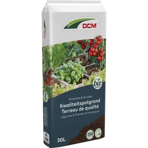 DCM Potgrond Groenten & Kruiden - Potgrond - 30 L