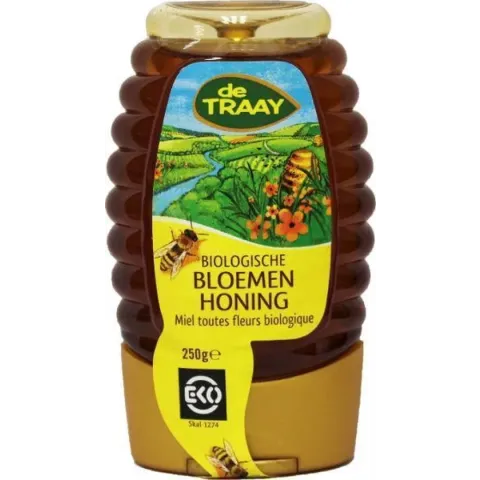 De Traay Bloemenhoning knijpfles 250 gram