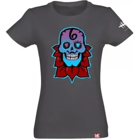 Dead by Daylight - Nea Karlssons Skull Grey Female T-Shirt (Maat L)